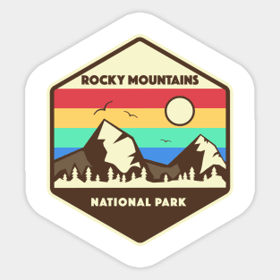 Rocky Mountains National Park Sticker